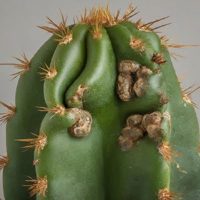 infected stenocereus