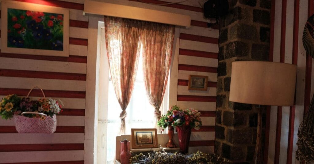 room filled with fragrant plants